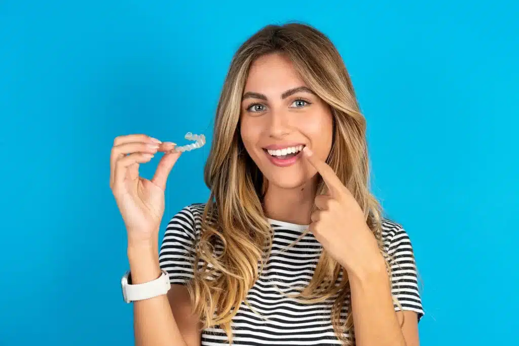 patient happy with her invisalign alpharetta ga